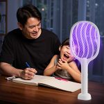Electric mosquito swatter rechargeable powerful household lithium battery two-in-one mosquito killer folding mosquito trap mosquito killer fly swatter cross-border - Image 3
