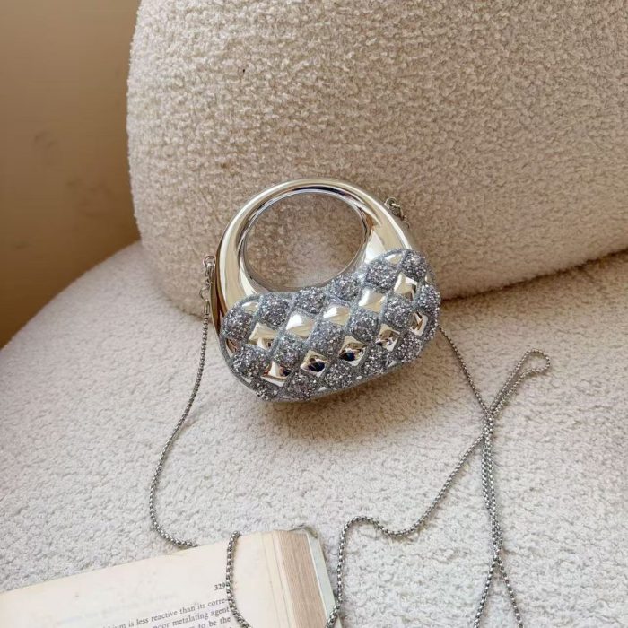 Candy-Colored Acrylic Cloud Bag 2025 New Model Women's Fashion Quilted Niche Versatile Chain Crossbody Evening Bag - Image 4