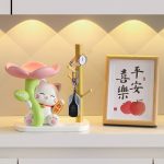Cream-Style Entrance Hall Lucky Cat Key Storage Ornaments Home Living Room Tv Cabinet Housewarming Decorations - Image 4