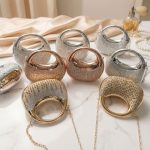 Miniature and Exquisite Acrylic Bag, European and American Fashion Niche, Glossy Women's Personalized Shoulder Chain Evening Bag