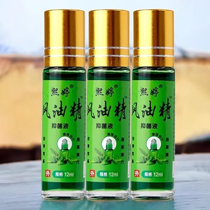 Fengyoujing Cooling Oil Roll-On Type Old Domestic Product Heatstroke Prevention Refreshing Brain Awakening Handy Gadget Anti-Dizziness, Anti-Sleepiness, Anti-Mosquitoes Large Bottle