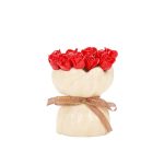 Rose Flower Fruit Fork Set Storage Jar Ceramic Home Living Room Girly High Aesthetic Creative Cute Dessert Fork - Image 5