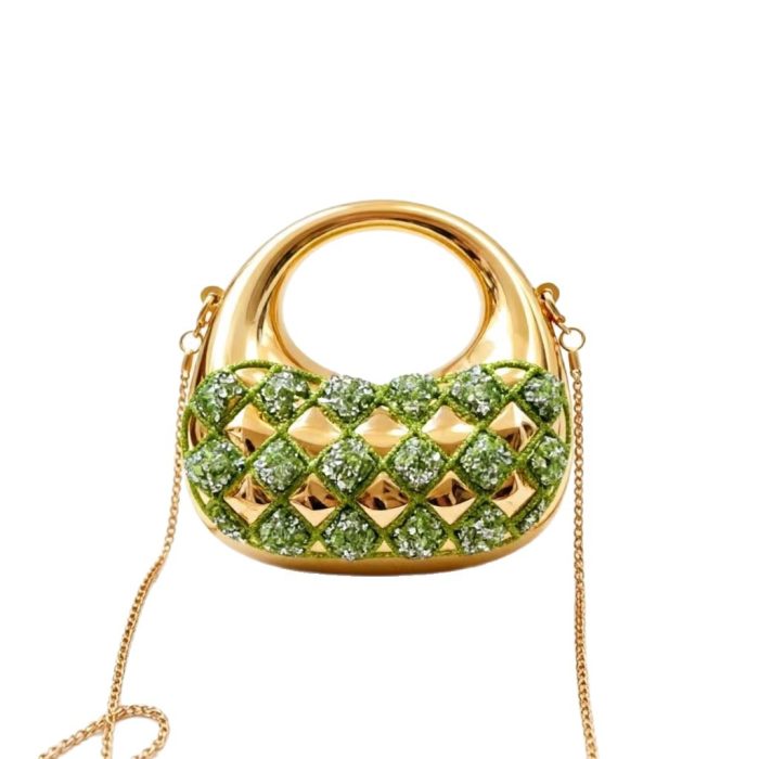 Candy-Colored Acrylic Cloud Bag 2025 New Model Women's Fashion Quilted Niche Versatile Chain Crossbody Evening Bag - Image 5