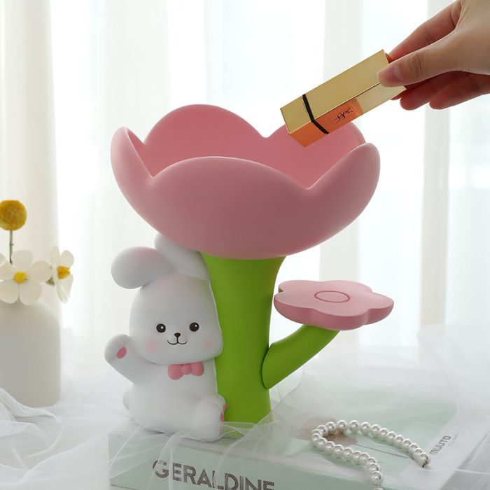 Creative Home Storage Ornaments Resin Cute Rabbit Key Storage Men's and Women's Gifts Home Desktop Decoration Ornaments - Image 3