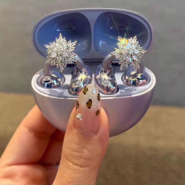 Huaqiangbei Bluetooth Earphone Clip 2025 New Model Hollow Butterfly Tassel Ear Clip Accessory - Image 3